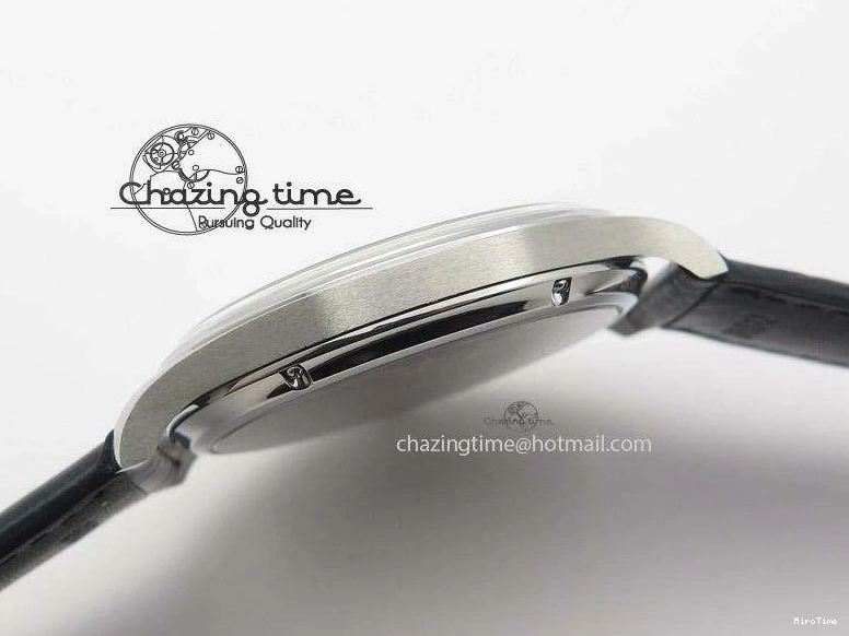 MIROTIME 0322 Portuguese IW545407 Black Dial ZF 1:1 Best Edition On Dark Blue Leather Strap DailyWear 7337